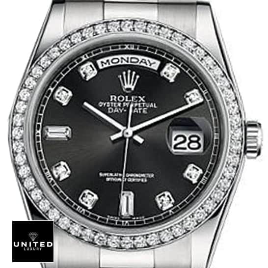 Rolex Day-Date White Diamond Bezel 